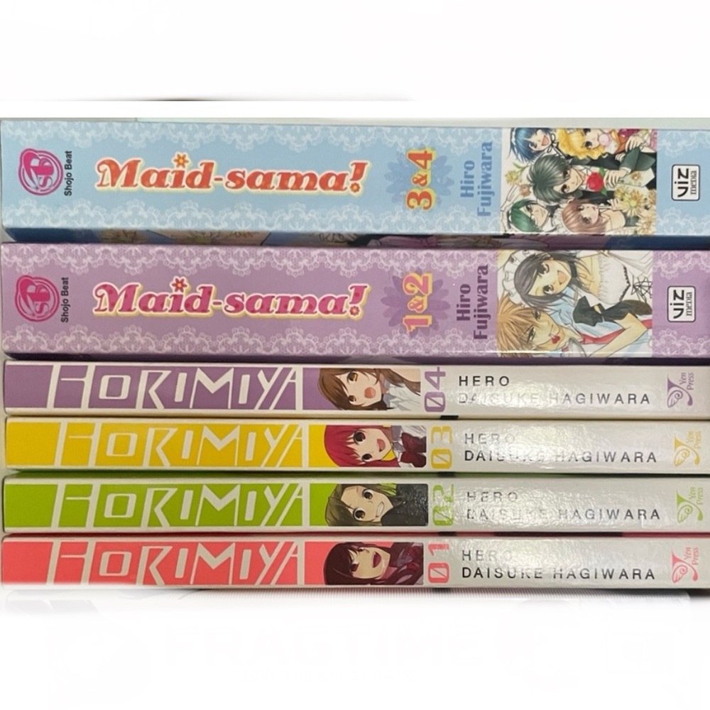 MAID SAMA / HORIMIYA Manga bundle (available for individual sale)